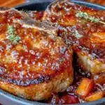apple cider pork chops - featured image
