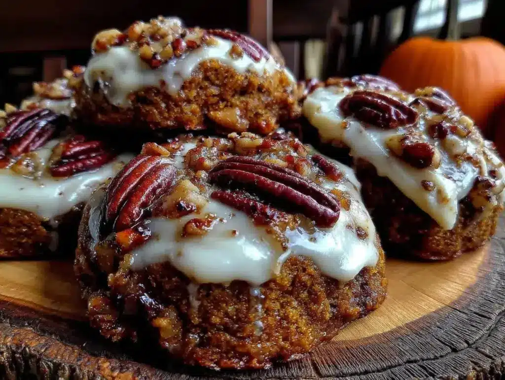 Autumn Cookies with Maple Frosting and Toasted Pecans - featured image
