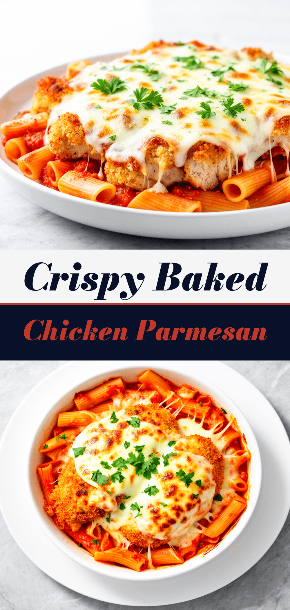 Baked Chicken Parmesan Pasta Casserole: Easy 30-Min Weeknight Meal 5 Baked Chicken Parmesan Pasta Casserole recipe