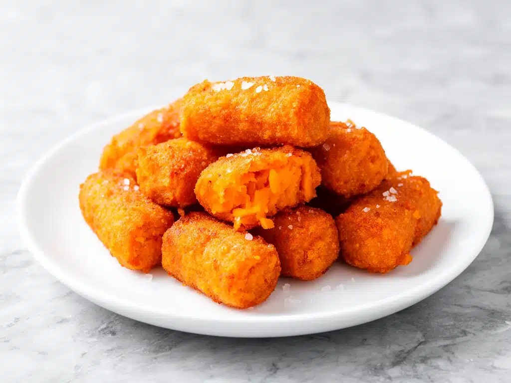 baked sweet potato tots - featured image