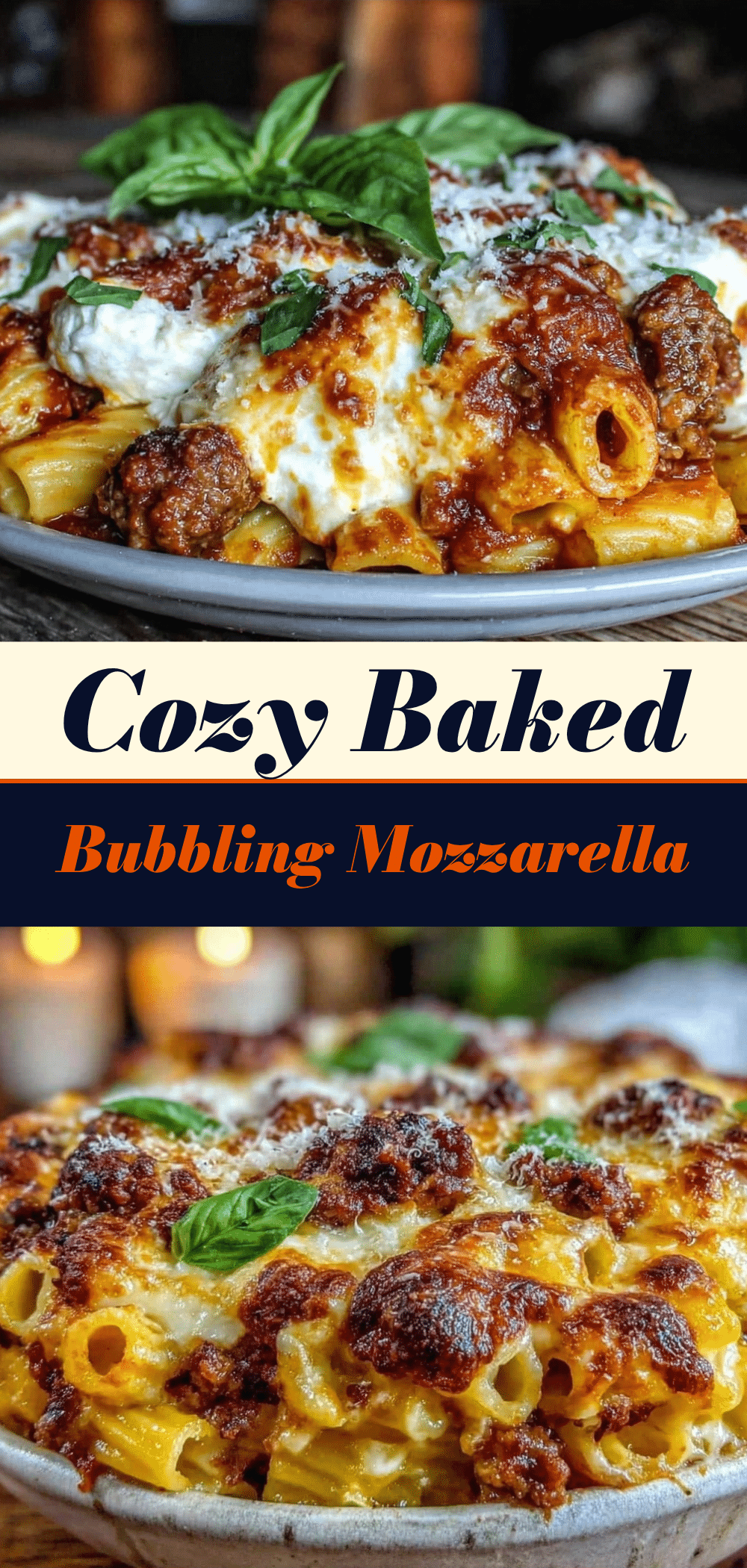 Baked Ziti with Bubbling Mozzarella: 10-Budget-Friendly Family Meal 5 Baked Ziti with Bubbling Mozzarella recipe