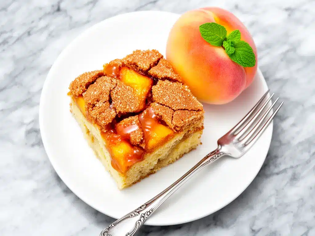 Brown Sugar Peach Caramel Coffee Cake: Easy & Perfect 4 brown sugar peach caramel coffee cake preparation steps
