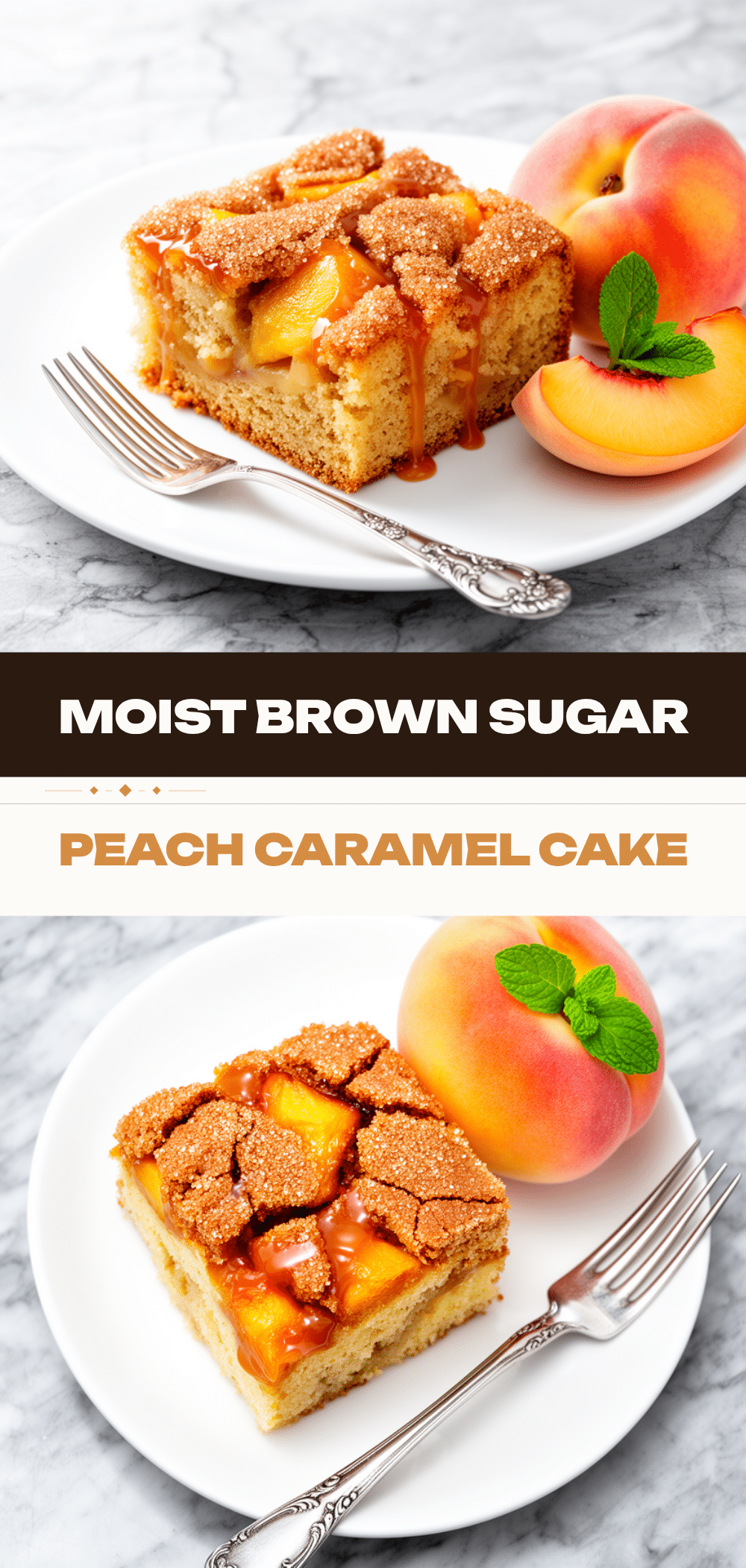 Brown Sugar Peach Caramel Coffee Cake: Easy & Perfect 5 brown sugar peach caramel coffee cake recipe