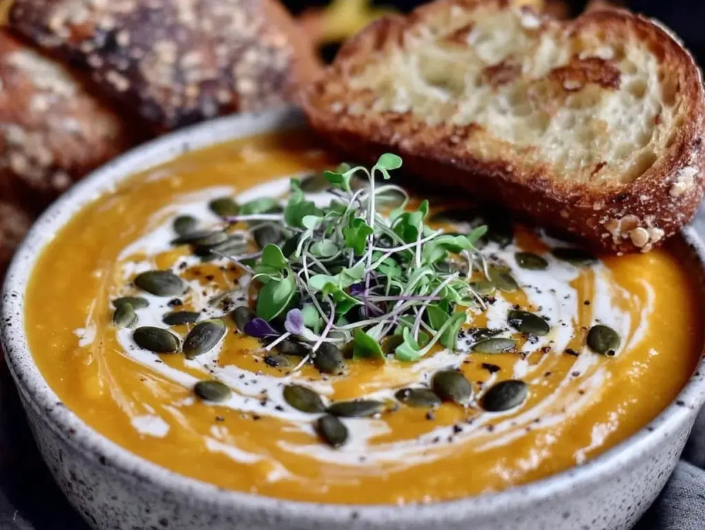 butternut squash bisque - featured image