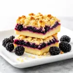 Buttery Blackberry Crumble Bars - featured image