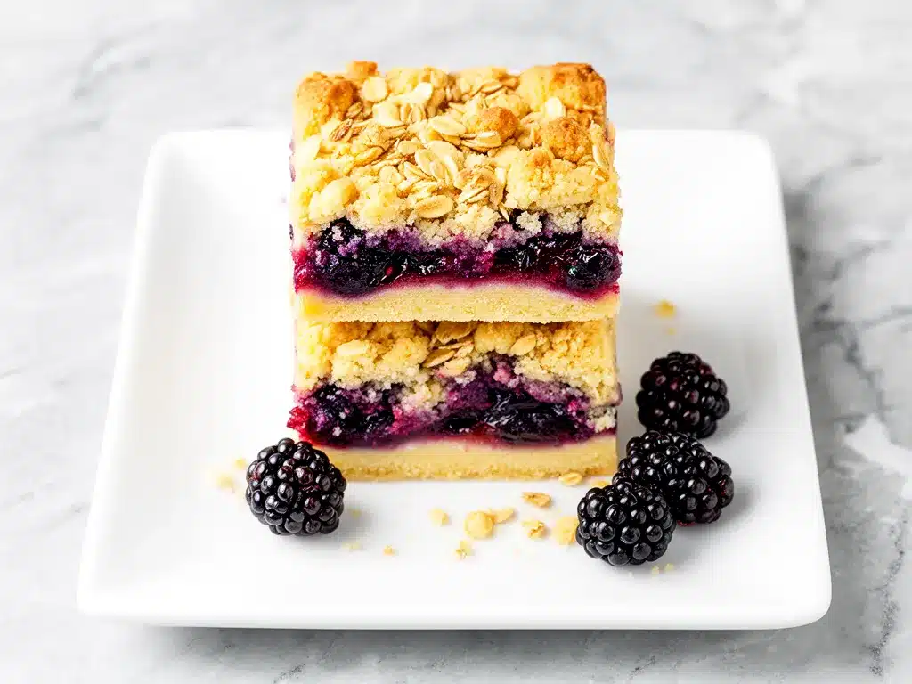 Buttery Blackberry Crumble Bars: 5 Easy Weeknight Dessert 4 Buttery Blackberry Crumble Bars preparation steps