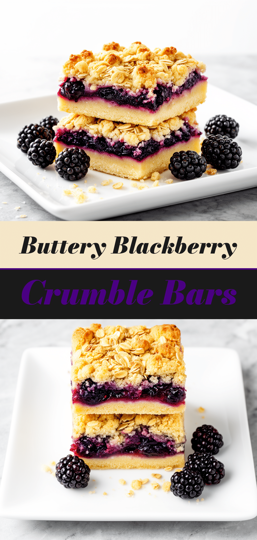 Buttery Blackberry Crumble Bars: 5 Easy Weeknight Dessert 5 Buttery Blackberry Crumble Bars recipe