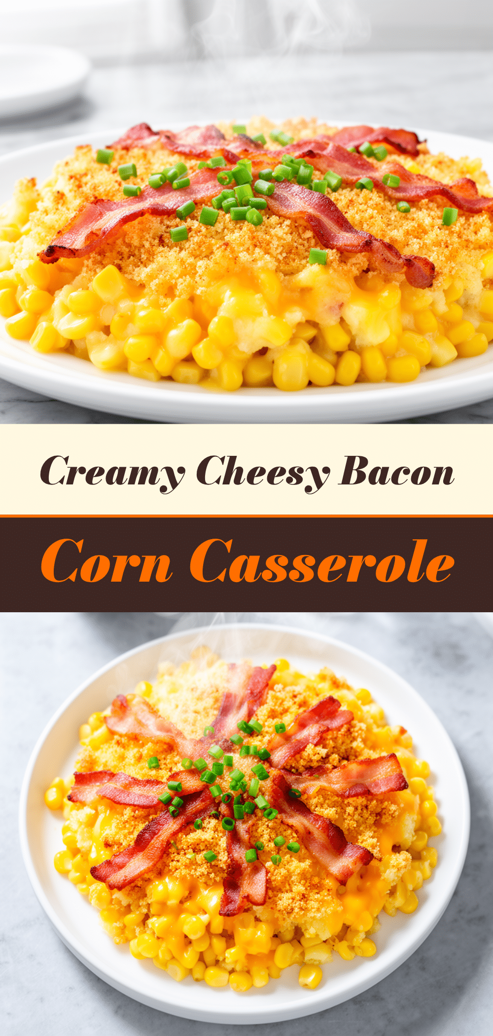 Cheesy Corn Casserole with Bacon: Easy 5-Ingredient Holiday Side 5 cheesy corn casserole with bacon recipe