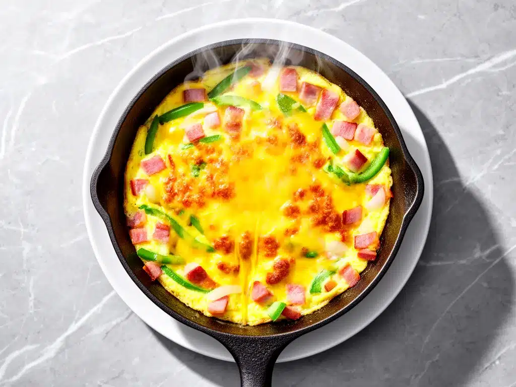 Cheesy Denver Omelette Breakfast Bake: Best Easy Recipe 4 Cheesy Denver Omelette Breakfast Bake preparation steps