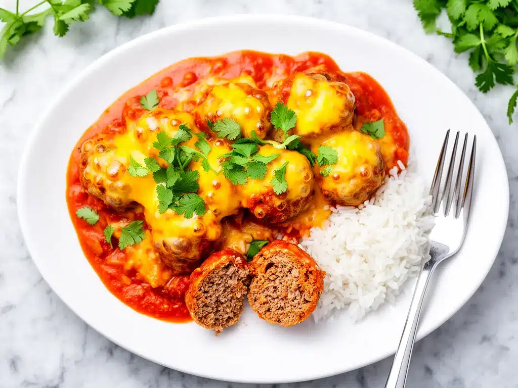 Cheesy Enchilada Meatballs: Best Better Than Takeout Recipe 4 Cheesy Enchilada Meatballs preparation steps