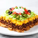 cheesy low carb taco casserole - featured image