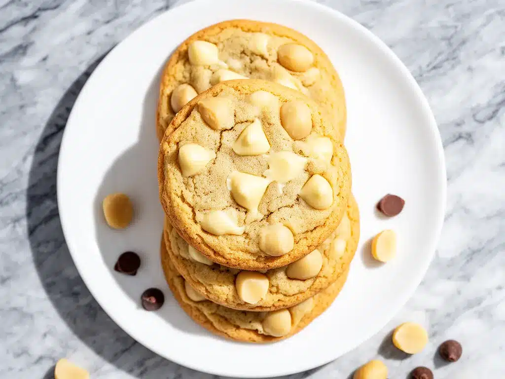 Chewy White Chocolate Macadamia Cookies: Better Than Takeout 4 chewy white chocolate macadamia cookies preparation steps