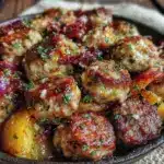Chicken and Apple Sausage Skillet - featured image