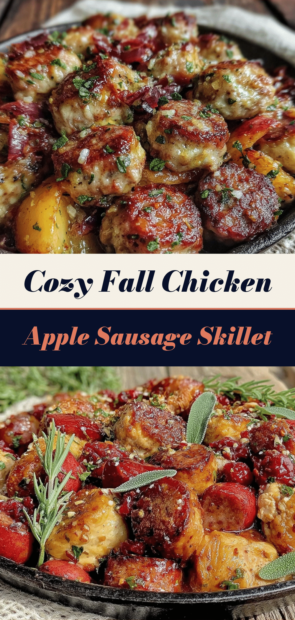 Chicken and Apple Sausage Skillet: 5-Ingredient Family Dinner 5 Chicken and Apple Sausage Skillet recipe