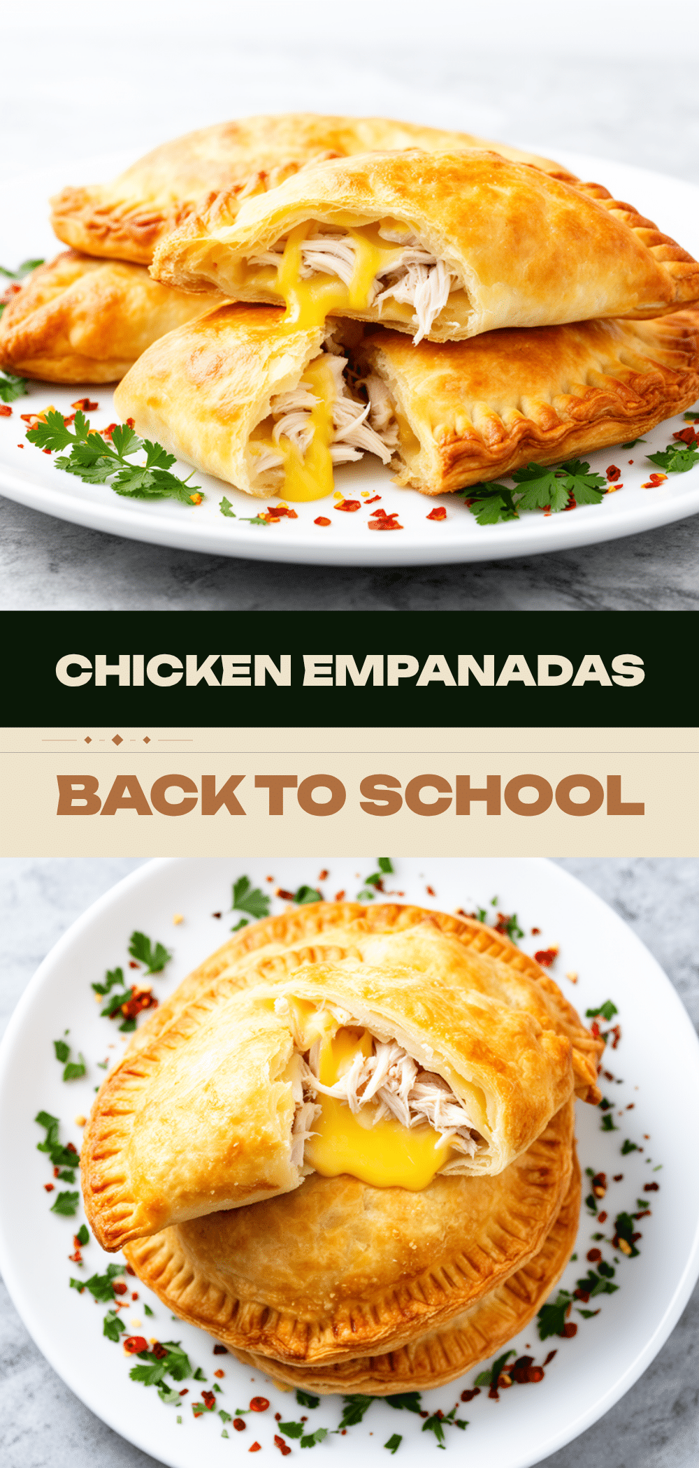 Back-to-School Chicken and Cheese Empanada Pockets: Easy Lunch 5 Chicken and Cheese Empanada Pockets recipe