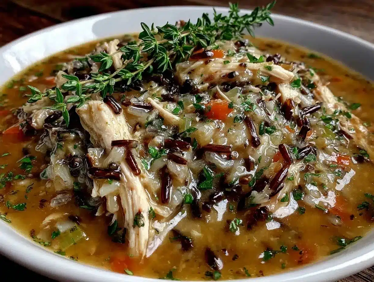 Cozy Chicken and Wild Rice Soup: Best Budget Family Meal 4 Chicken and Wild Rice Soup preparation steps