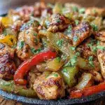 chicken fajita skillet - featured image
