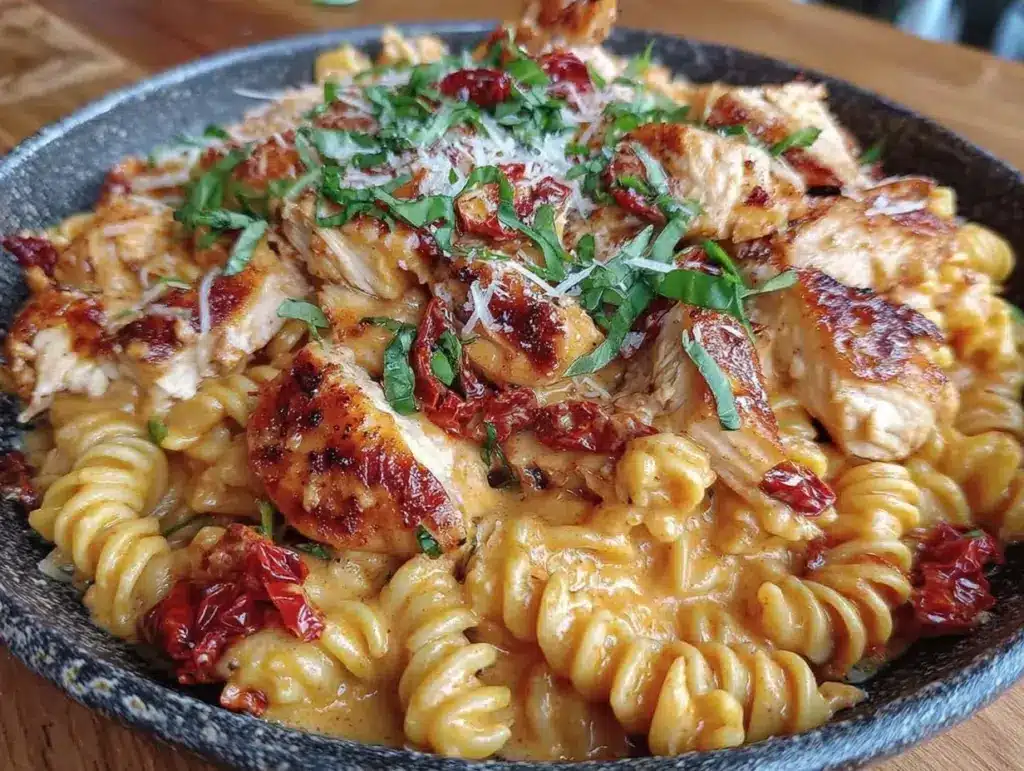 chicken pasta skillet - featured image
