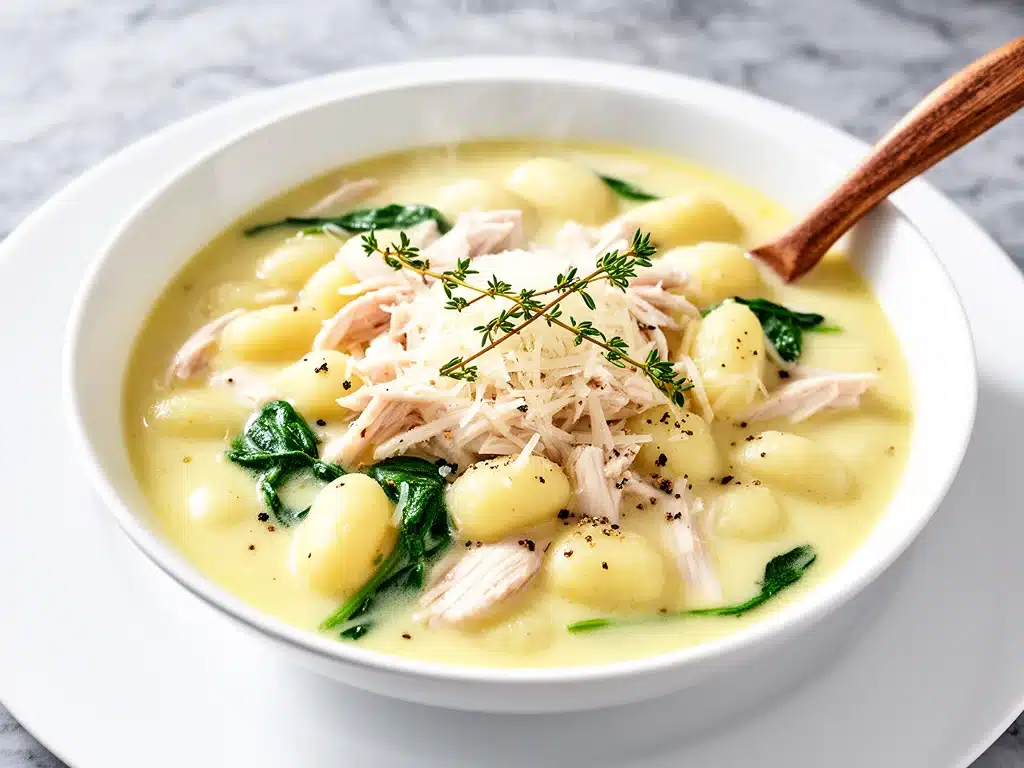 Copycat Creamy Chicken Gnocchi Soup - featured image