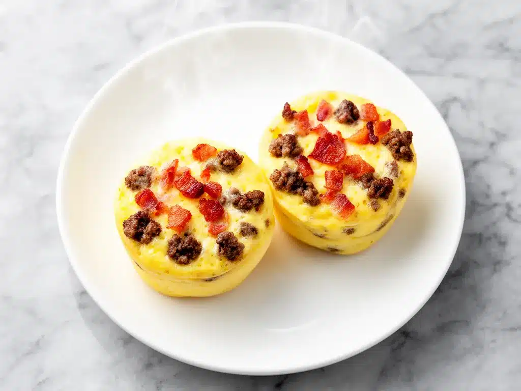 Copycat Starbucks Bacon Gouda Sausage Egg Bites 4 Copycat Starbucks Bacon Gouda Sausage Egg Bites preparation steps