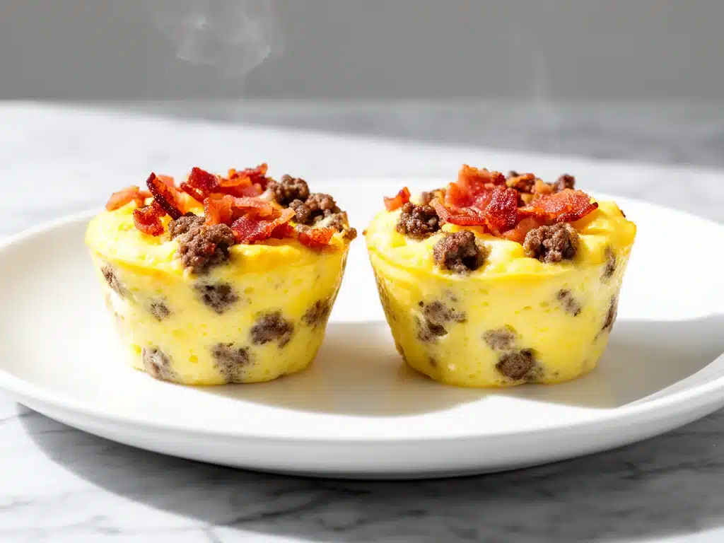 Copycat Starbucks Bacon Gouda Sausage Egg Bites - featured image