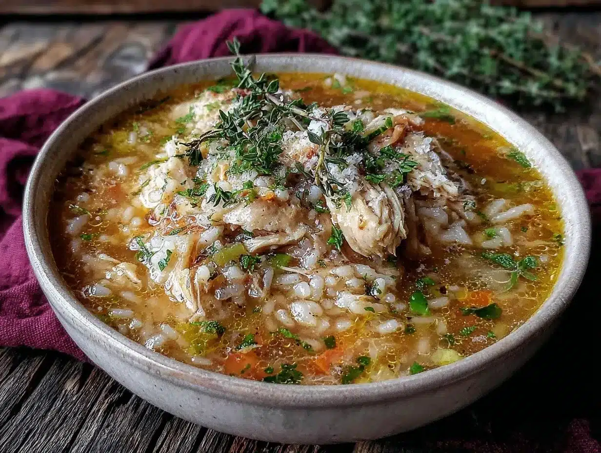 Cozy Autumn Chicken and Rice Soup: Budget-Family Meal Prep 4 cozy autumn chicken and rice soup preparation steps