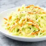 creamy coleslaw with tangy dressing - featured image