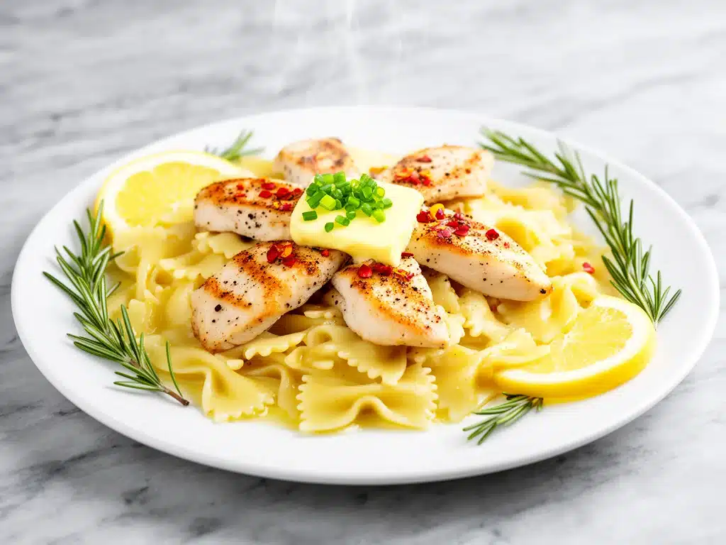 Creamy Cowboy Butter Lemon Chicken Bowties - featured image