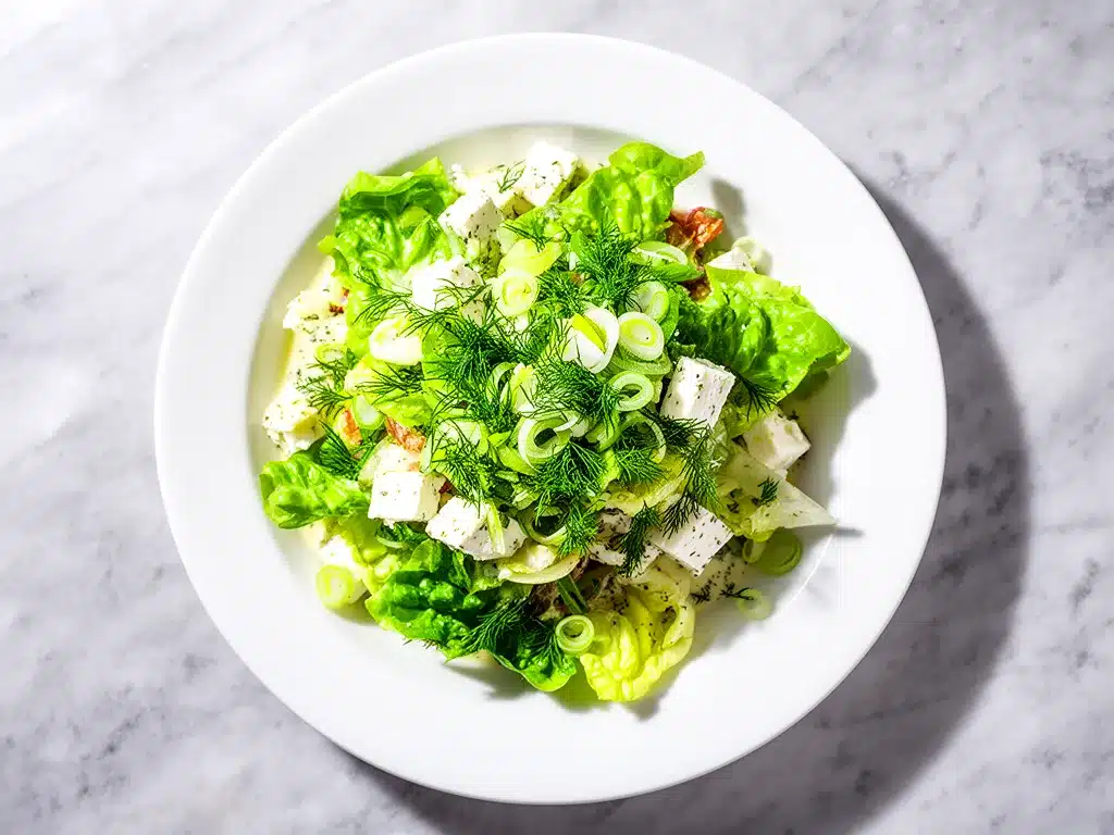 Creamy Greek Salad: Easy Weeknight Dinner 4 creamy greek salad preparation steps