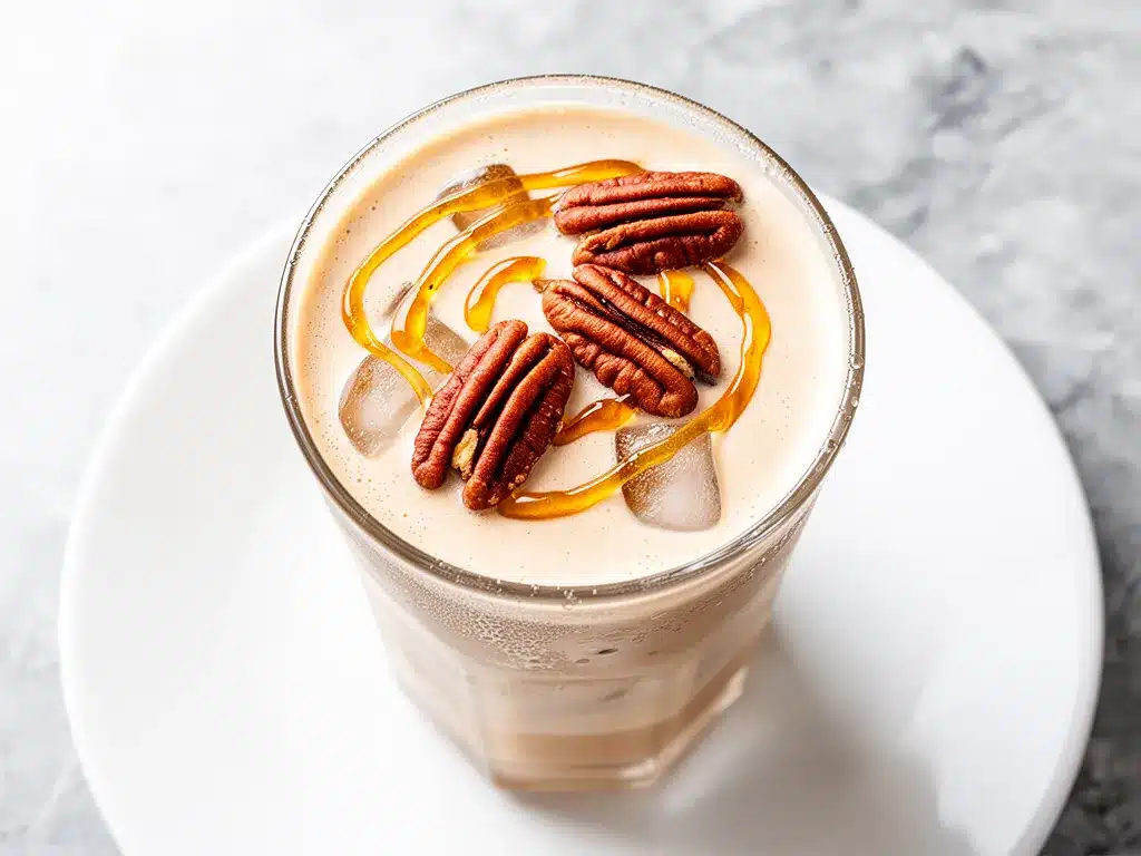 Creamy Maple Pecan Cold Brew: Best 3-Ingredient Summer Drink 4 creamy maple pecan cold brew preparation steps