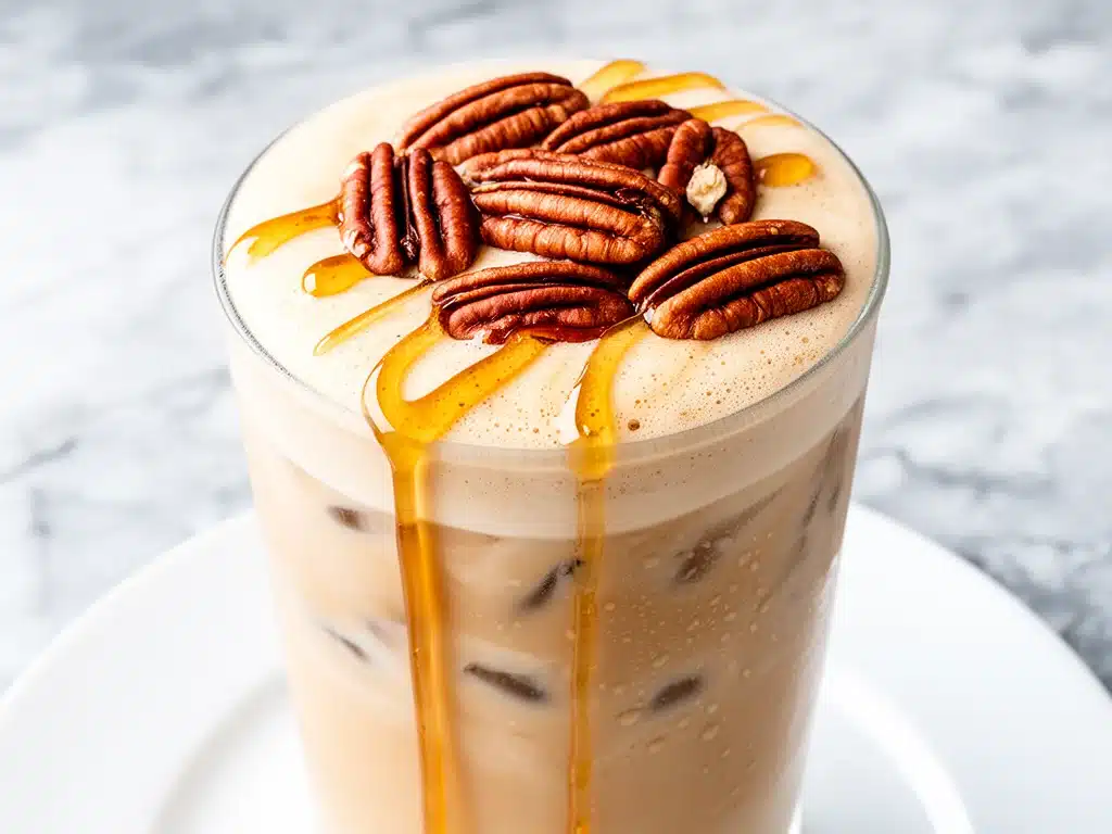 creamy maple pecan cold brew - featured image