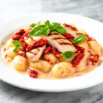 creamy sun-dried tomato chicken gnocchi - featured image