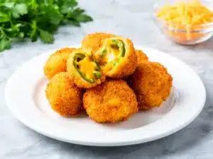 Crispy Baked Jalapeno Cheddar Poppers - featured image