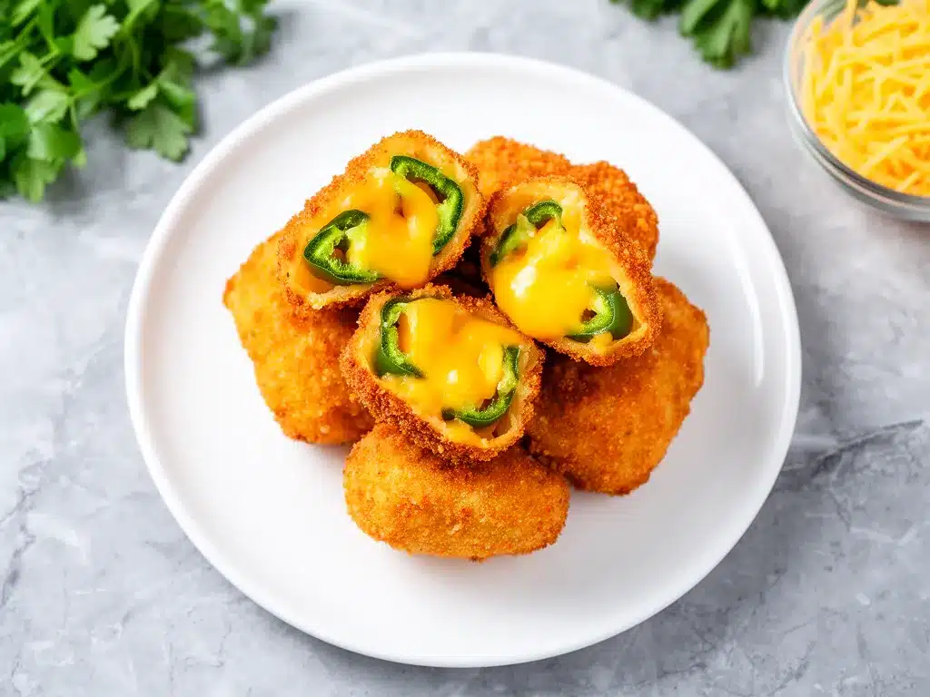 Crispy Baked Jalapeno Cheddar Poppers: 15-Minute Easy Appetizer 4 Crispy Baked Jalapeno Cheddar Poppers preparation steps
