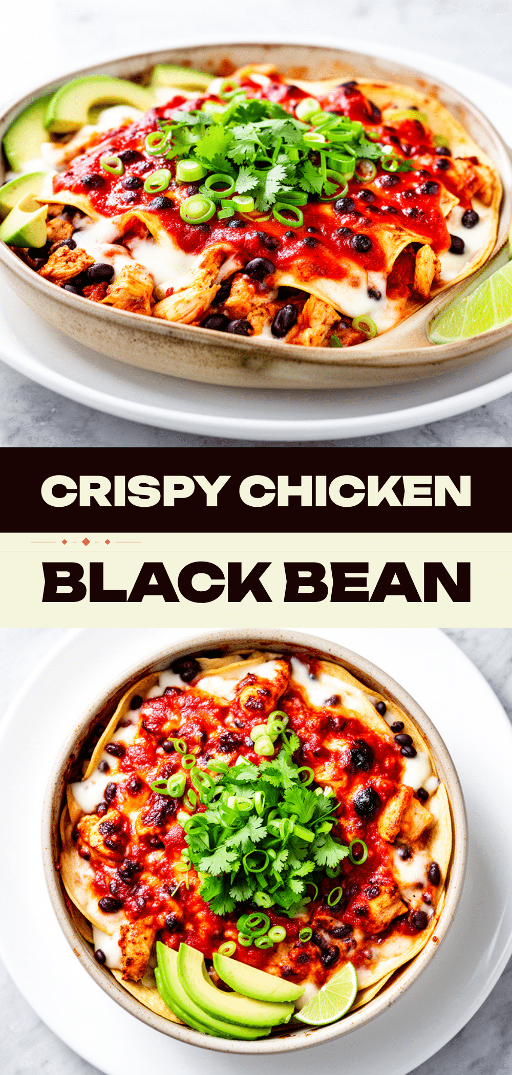 Crispy Chicken and Black Bean Enchilada Casserole 5 crispy chicken and black bean enchilada casserole recipe