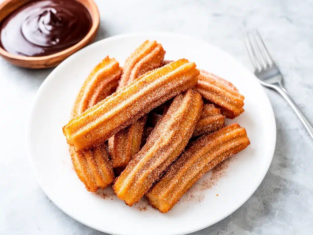 Crispy Homemade Cinnamon Sugar Churros 4 crispy homemade cinnamon sugar churros preparation steps