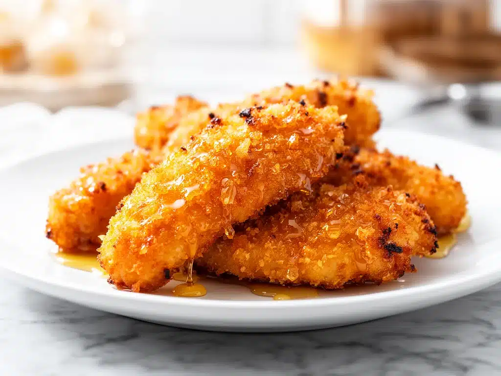 Crispy Honey Butter Chicken Tenders - featured image