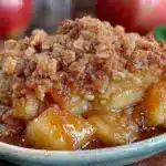 easy apple crisp - featured image