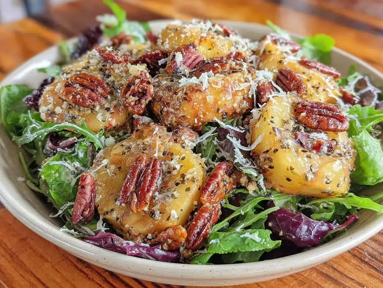 Easy Fall Salad with Roasted Apples: Budget-Friendly Weeknight Dinner 4 Easy Fall Salad with Roasted Apples preparation steps
