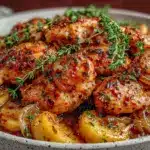 fall chicken breast skillet - featured image