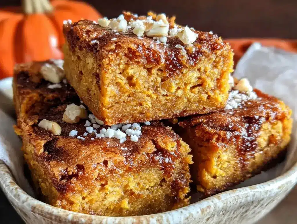 fall cookie bars with brown butter - featured image