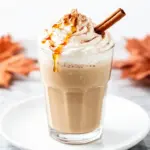 fall maple cinnamon chai latte - featured image