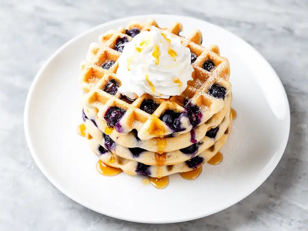 Fluffy Blueberry Buttermilk Waffles: 5-Step Weekend Brunch 4 fluffy blueberry buttermilk waffles preparation steps