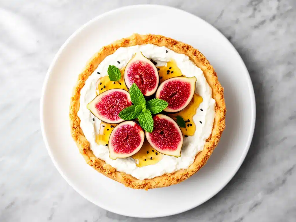 Fresh Fig and Honey Ricotta Tart: Easy Elegant Brunch Recipe 4 fresh fig and honey ricotta tart preparation steps