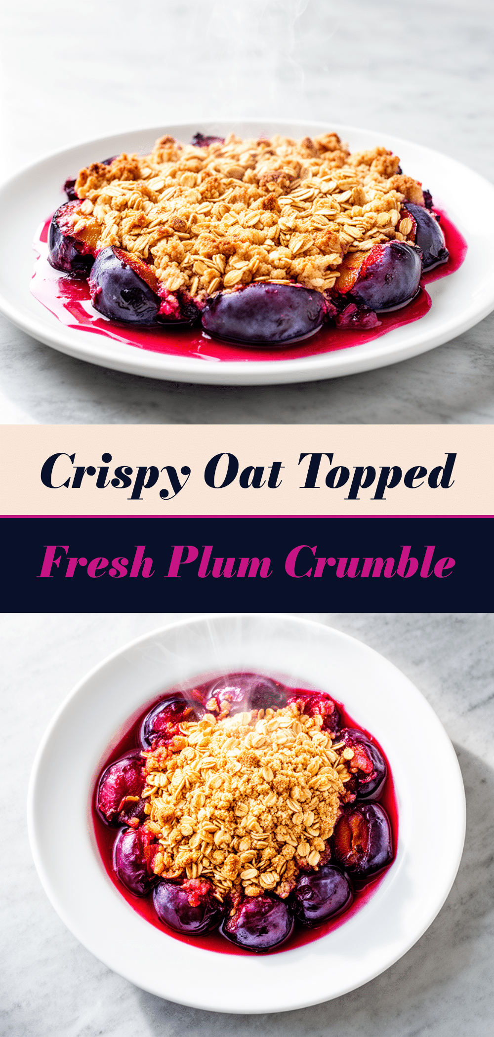 Fresh Plum Crumble with Oat Topping: 5-Step Easy Recipe 5 fresh plum crumble recipe