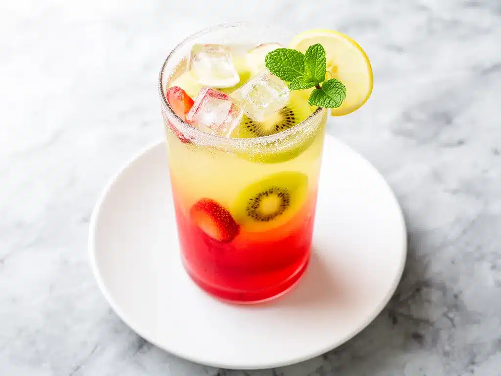 Fresh Strawberry Kiwi Lemonade: Best Summer Recipe 4 Fresh Strawberry Kiwi Lemonade preparation steps