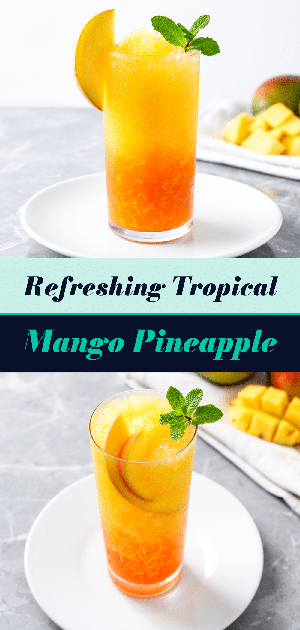 Frozen Mango Pineapple Mocktail for Summer Parties 5 frozen mango pineapple mocktail recipe