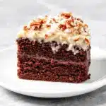 fudgy german chocolate cake - featured image