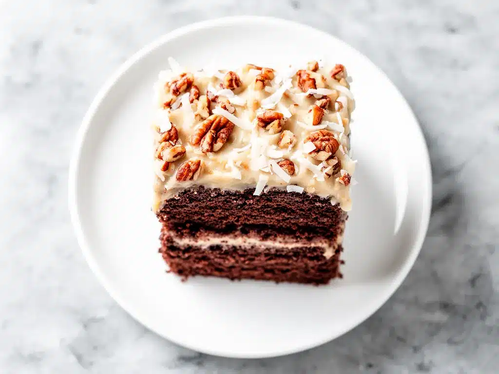 Fudgy German Chocolate Cake: 10 Best Homemade Frosting 4 fudgy german chocolate cake preparation steps