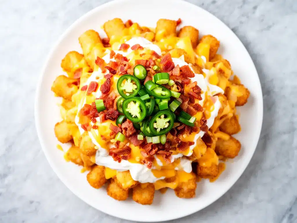 Game Day Loaded Tater Tot Nachos: Best Easy Snack 4 Game Day Loaded Tater Tot Nachos preparation steps